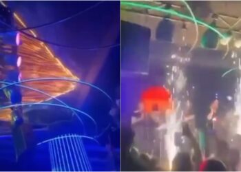 VIDEO/ Momentet teksa të pranishmit tentojnë të shuajnë zjarrin ne Maqedonine e Veriut