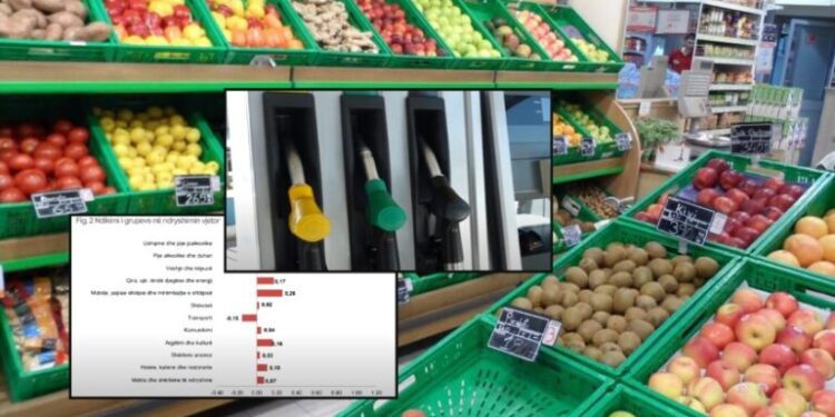 Çmimet e ushqimeve rrisin inflacionin gjatë muajit Mars, rritjen me të madhe bulmeti e zarzavatet