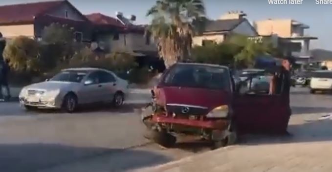 Aksident në aksin Elbasan Peqin  përplasen dy automjete  lëndohen shoferët